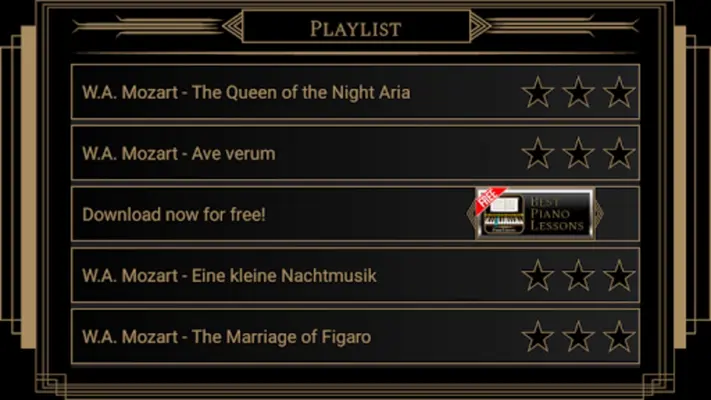 Piano Lessons Mozart android App screenshot 4