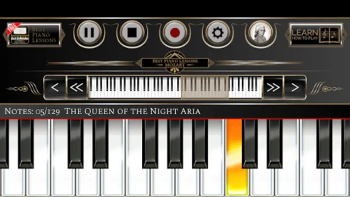 Piano Lessons Mozart android App screenshot 7